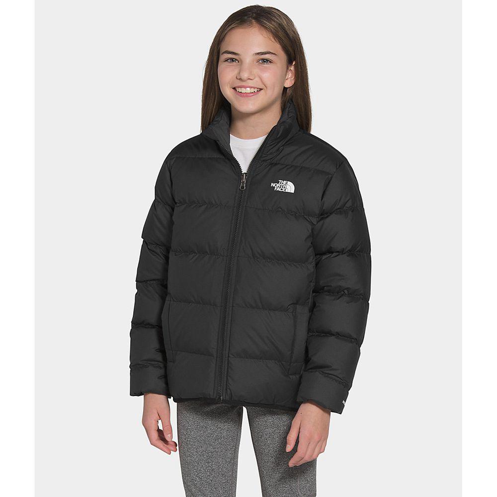The North Face Reversible Andes Παιδικα Μπουφάν Πουπουλένια - Μαυρα (TFJM83675)